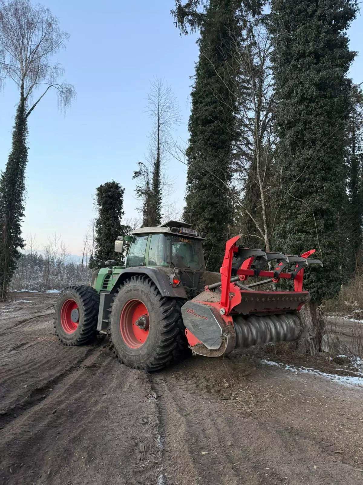 Forstmulchen, Firma Meier, Flächenpflege, Vorarlberg, Tirol, allgäu